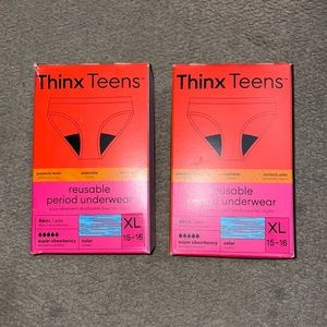 2 Thinx teens period underwear